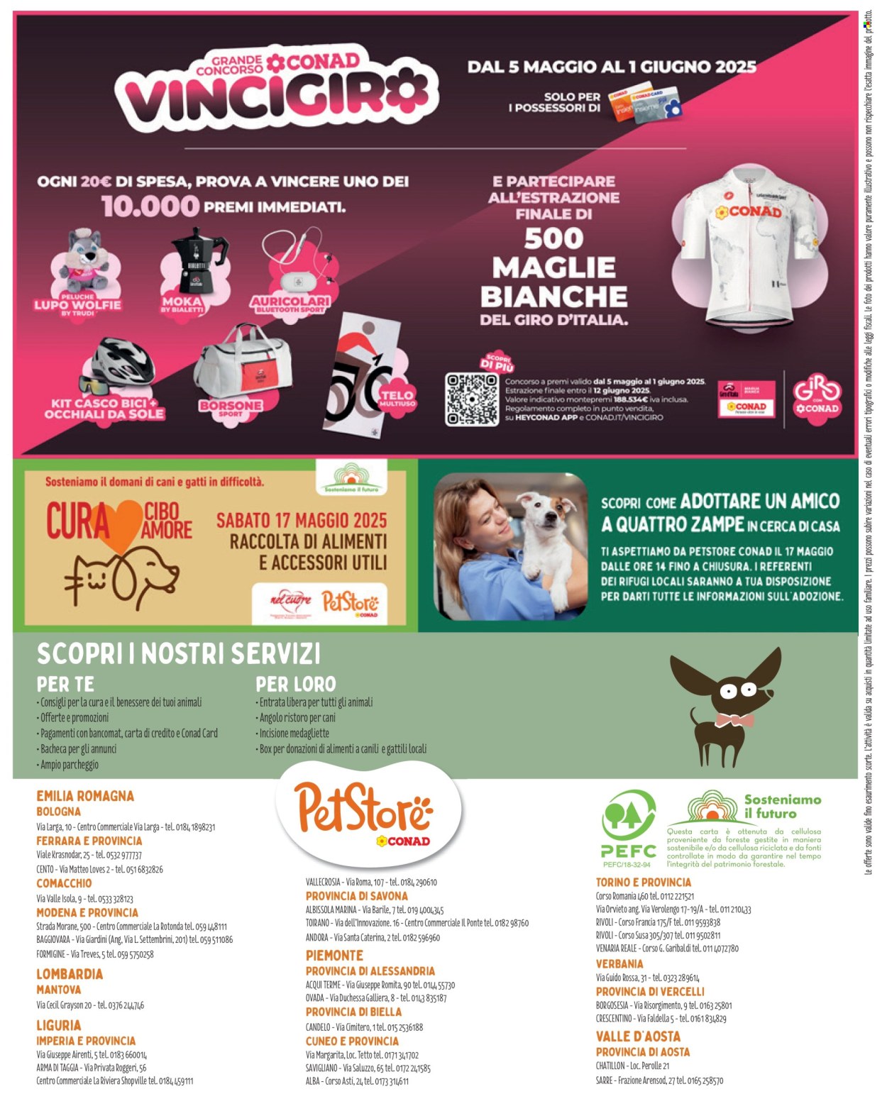 Volantino Conad - 24/4/2025 - 21/5/2025. Pagina 1
