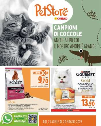 Volantino Pet Store Conad - 23/4/2025 - 20/5/2025.