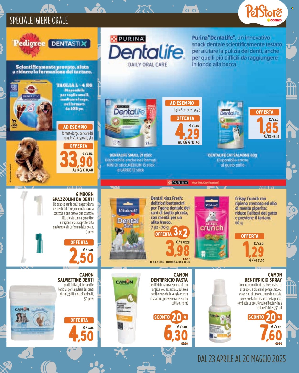 Volantino Pet Store Conad - 23/4/2025 - 20/5/2025. Pagina 1