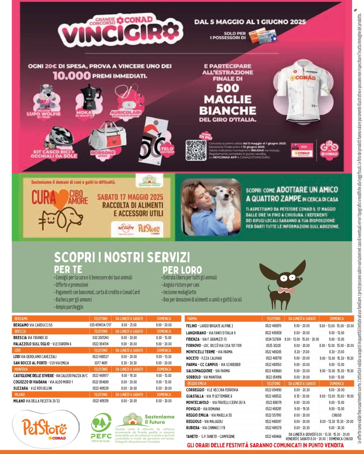 Volantino Pet Store Conad - 23/4/2025 - 20/5/2025. Pagina 1