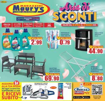 Volantino Maury's - 26/4/2025 - 10/5/2025.