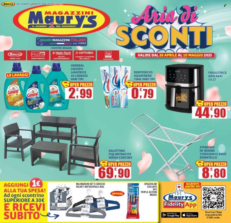 Volantino Maury's - 26/4/2025 - 10/5/2025.