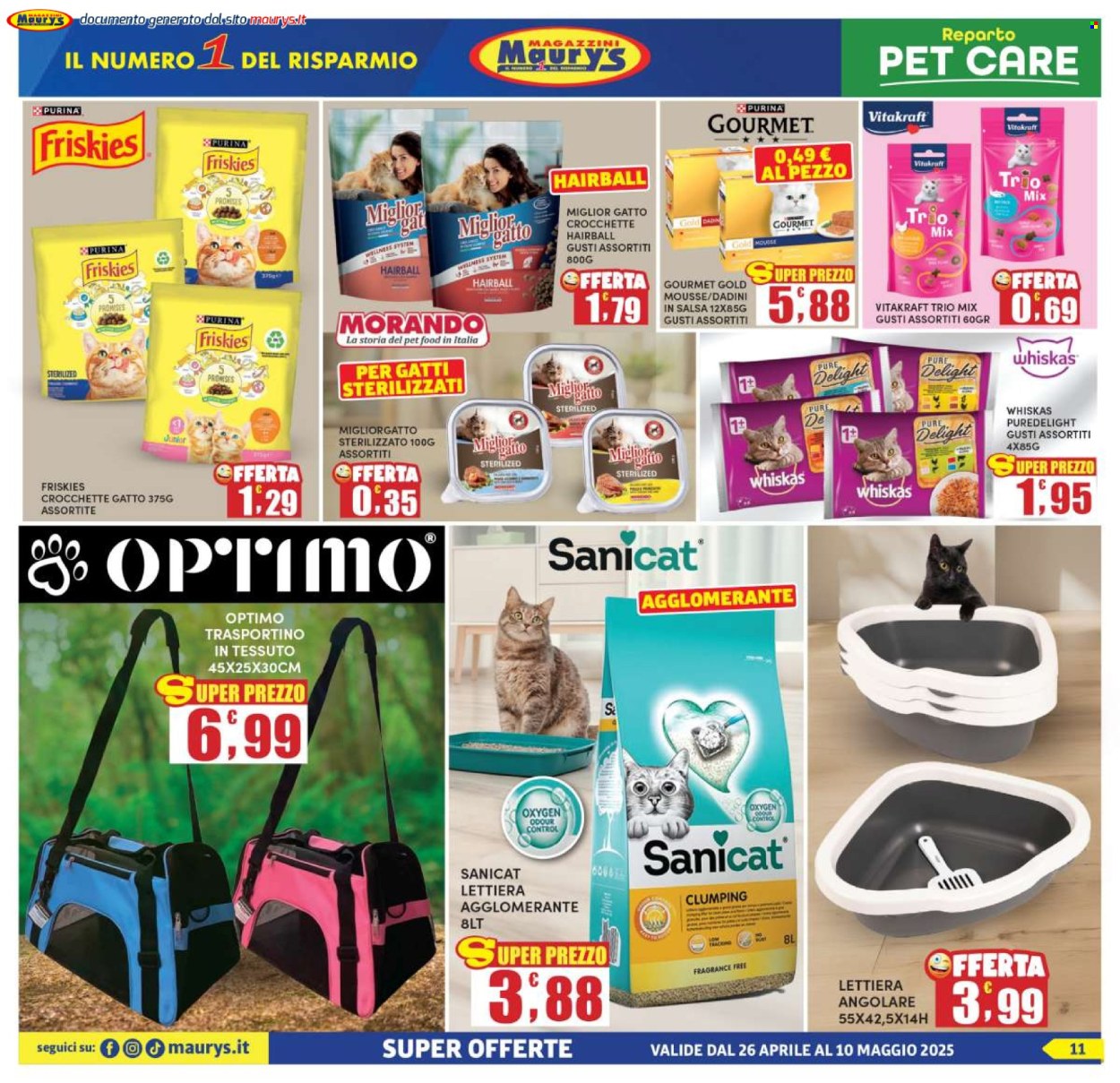 Volantino Maury's - 26/4/2025 - 10/5/2025. Pagina 1
