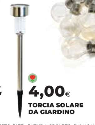 Torcia Solare da Giardino