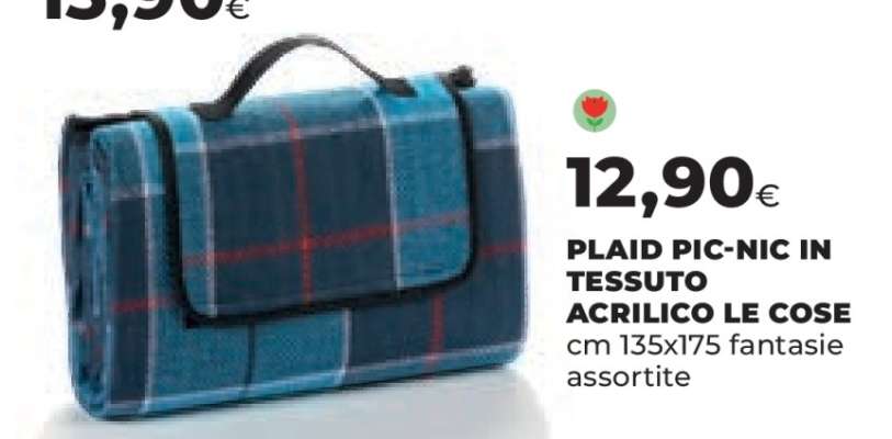 PLAID PIC-NIC IN TESSUTO ACRILICO LE COSE
