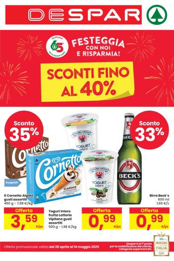 Volantino Despar - 28/4/2025 - 14/5/2025.