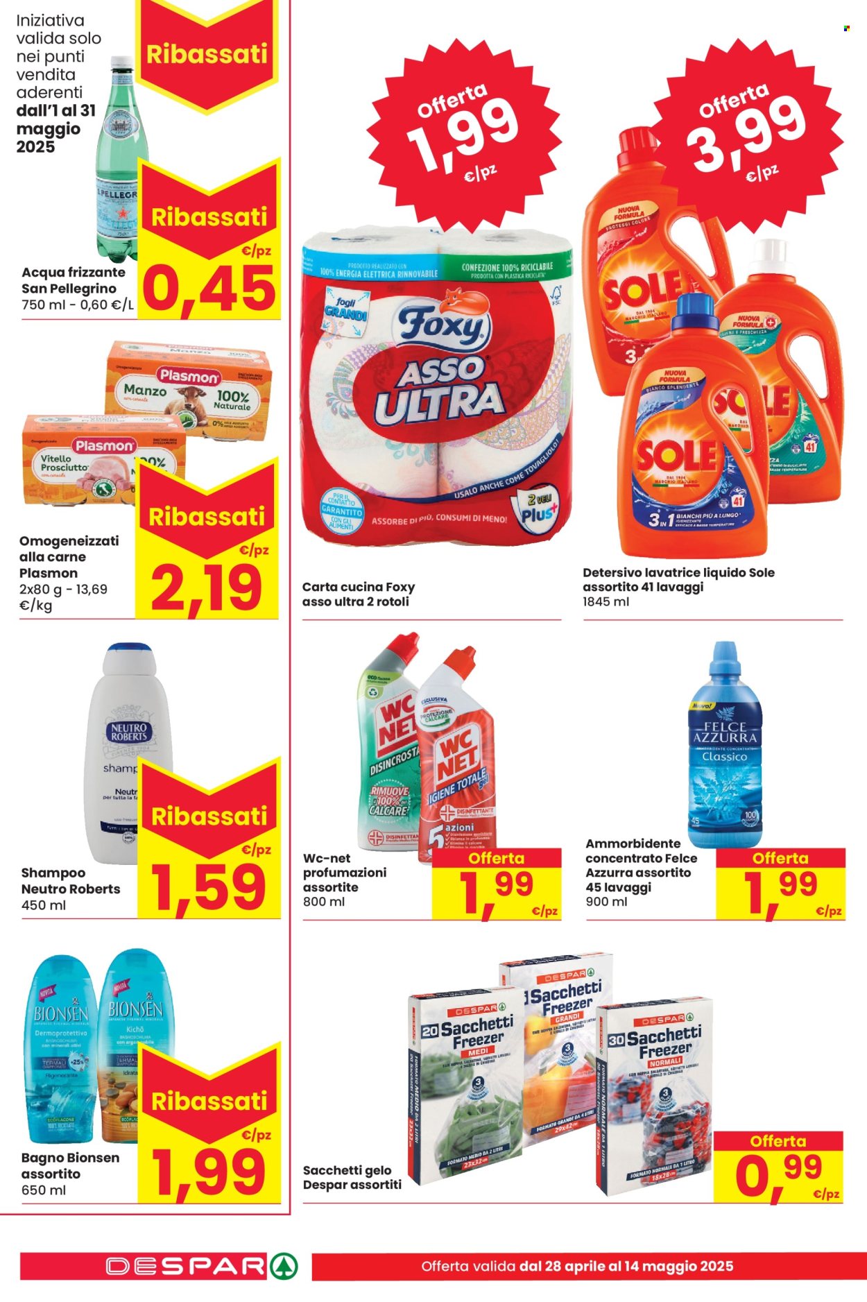Volantino Despar - 28/4/2025 - 14/5/2025. Pagina 1