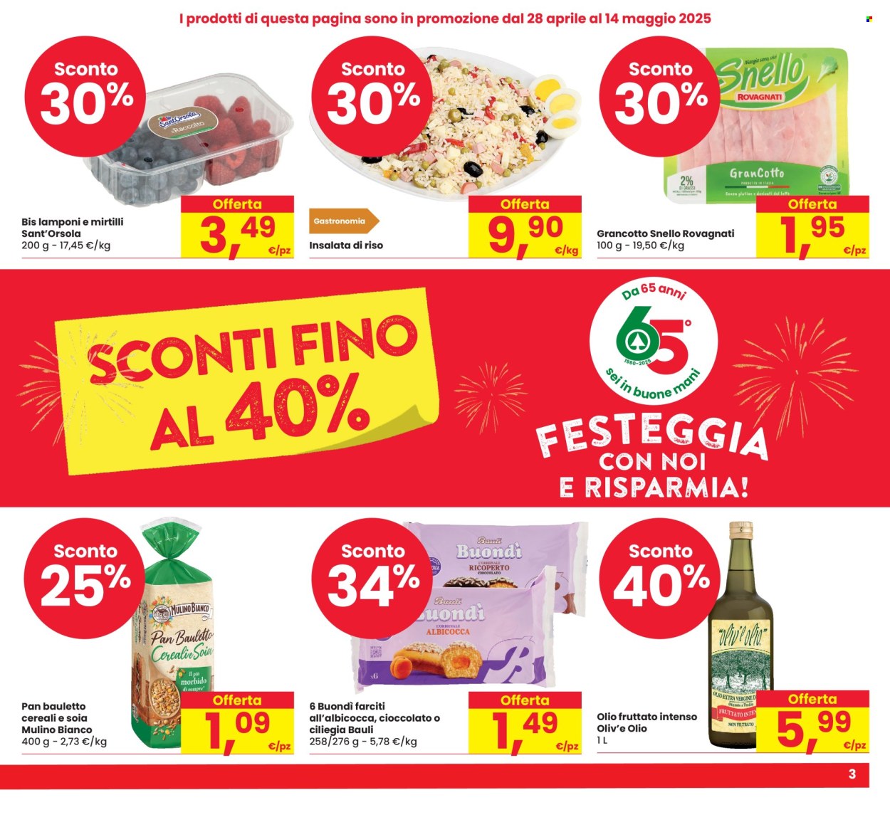 Volantino Eurospar - 28/4/2025 - 14/5/2025. Pagina 1
