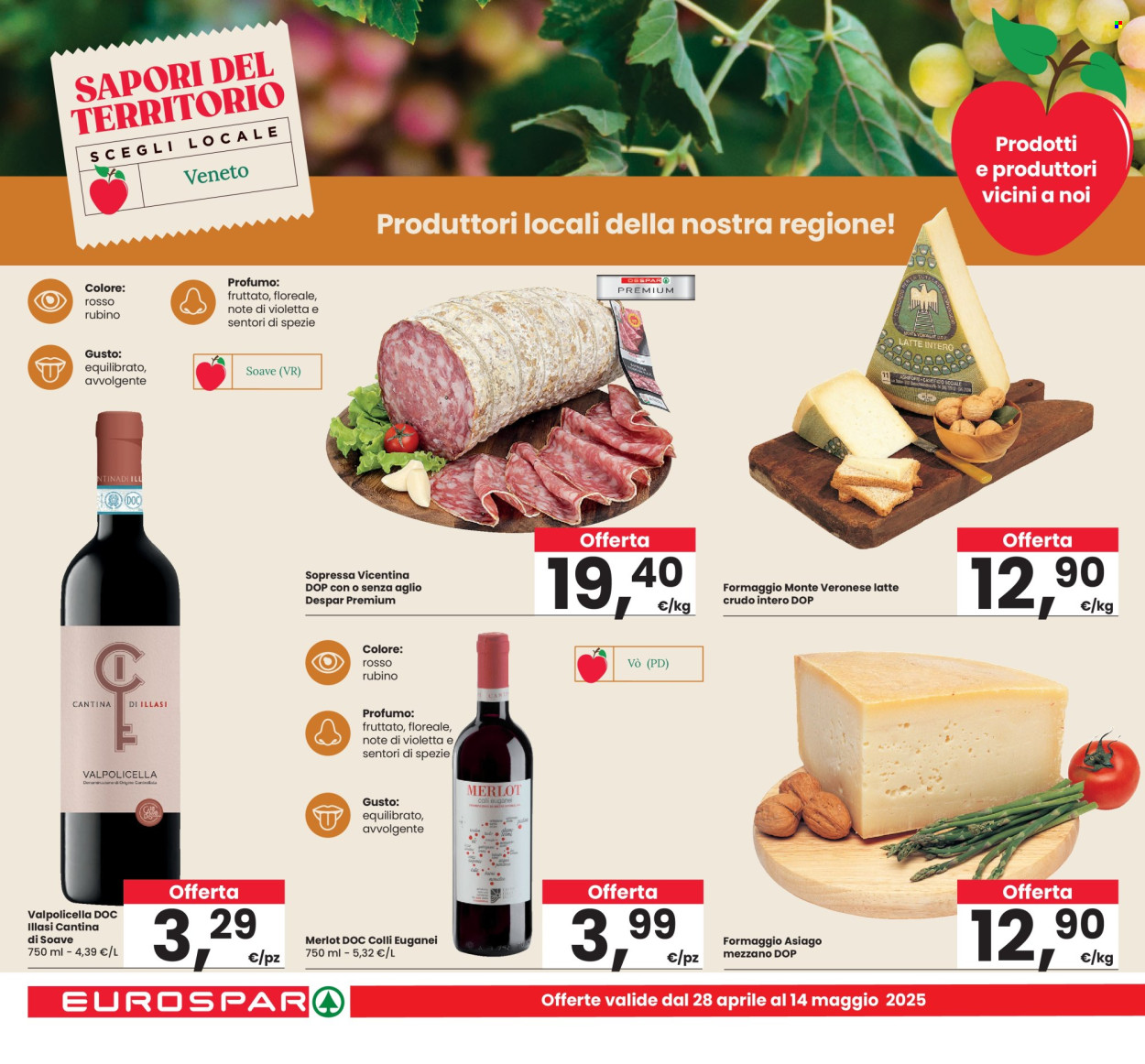 Volantino Eurospar - 28/4/2025 - 14/5/2025. Pagina 1