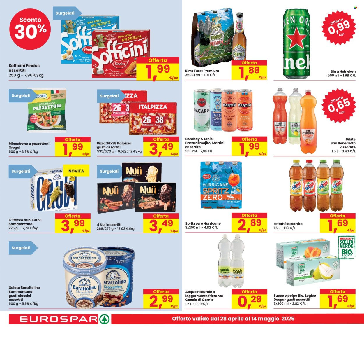 Volantino Eurospar - 28/4/2025 - 14/5/2025. Pagina 1
