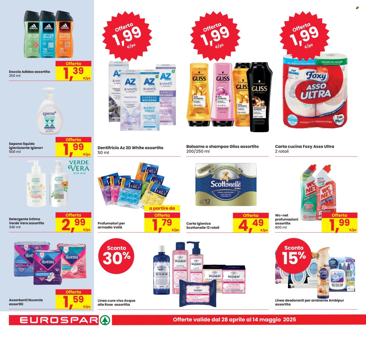 Volantino Eurospar - 28/4/2025 - 14/5/2025. Pagina 1