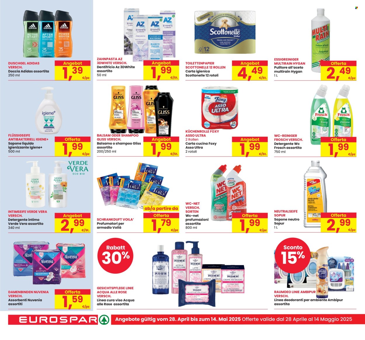 Volantino Eurospar - 28/4/2025 - 14/5/2025. Pagina 1