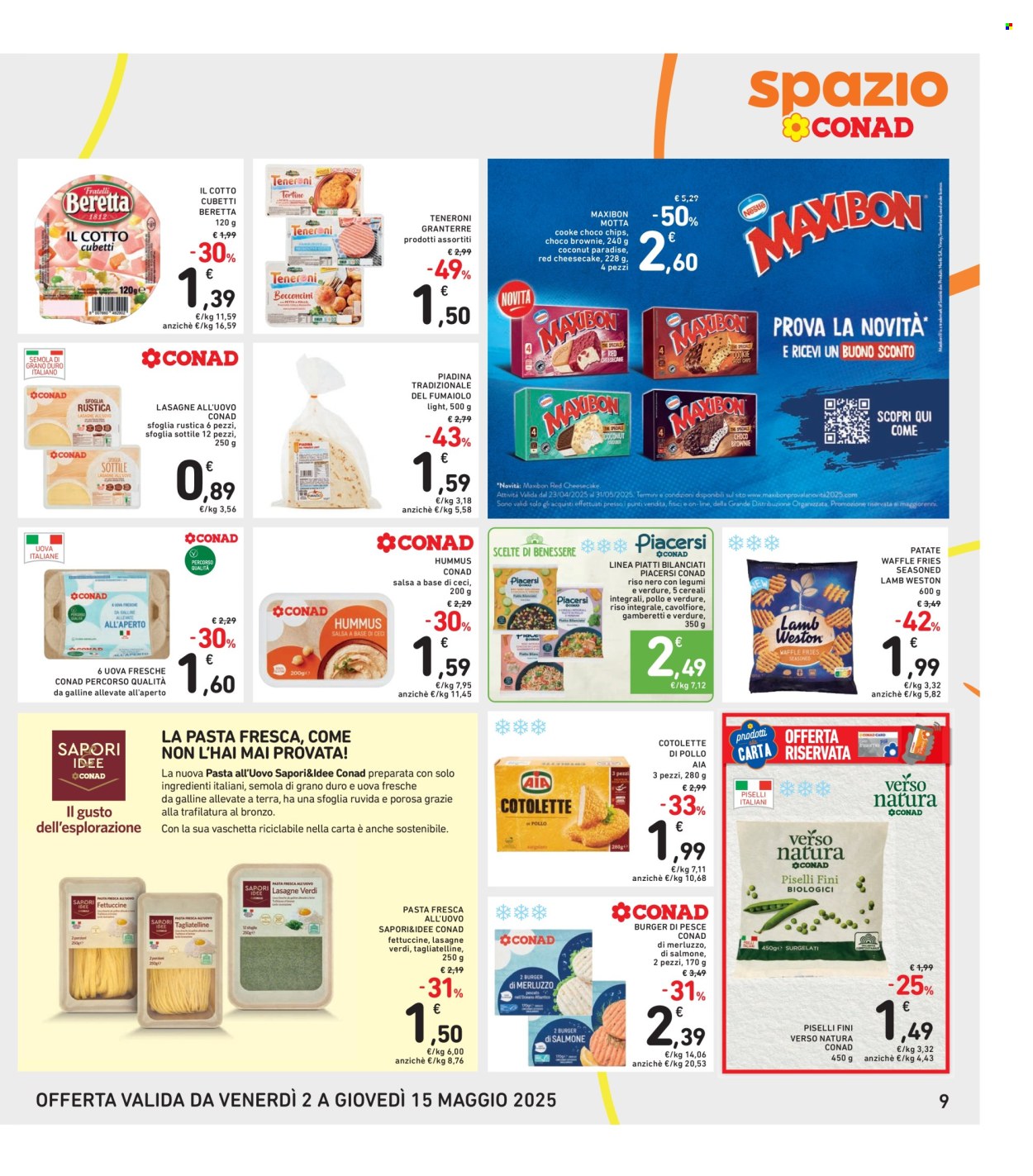 Volantino Spazio Conad - 2/5/2025 - 15/5/2025. Pagina 1