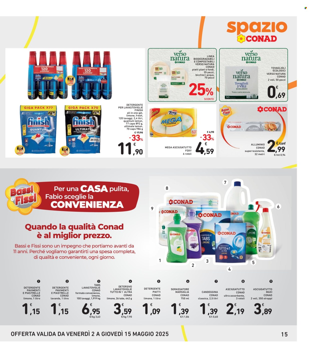 Volantino Spazio Conad - 2/5/2025 - 15/5/2025. Pagina 1