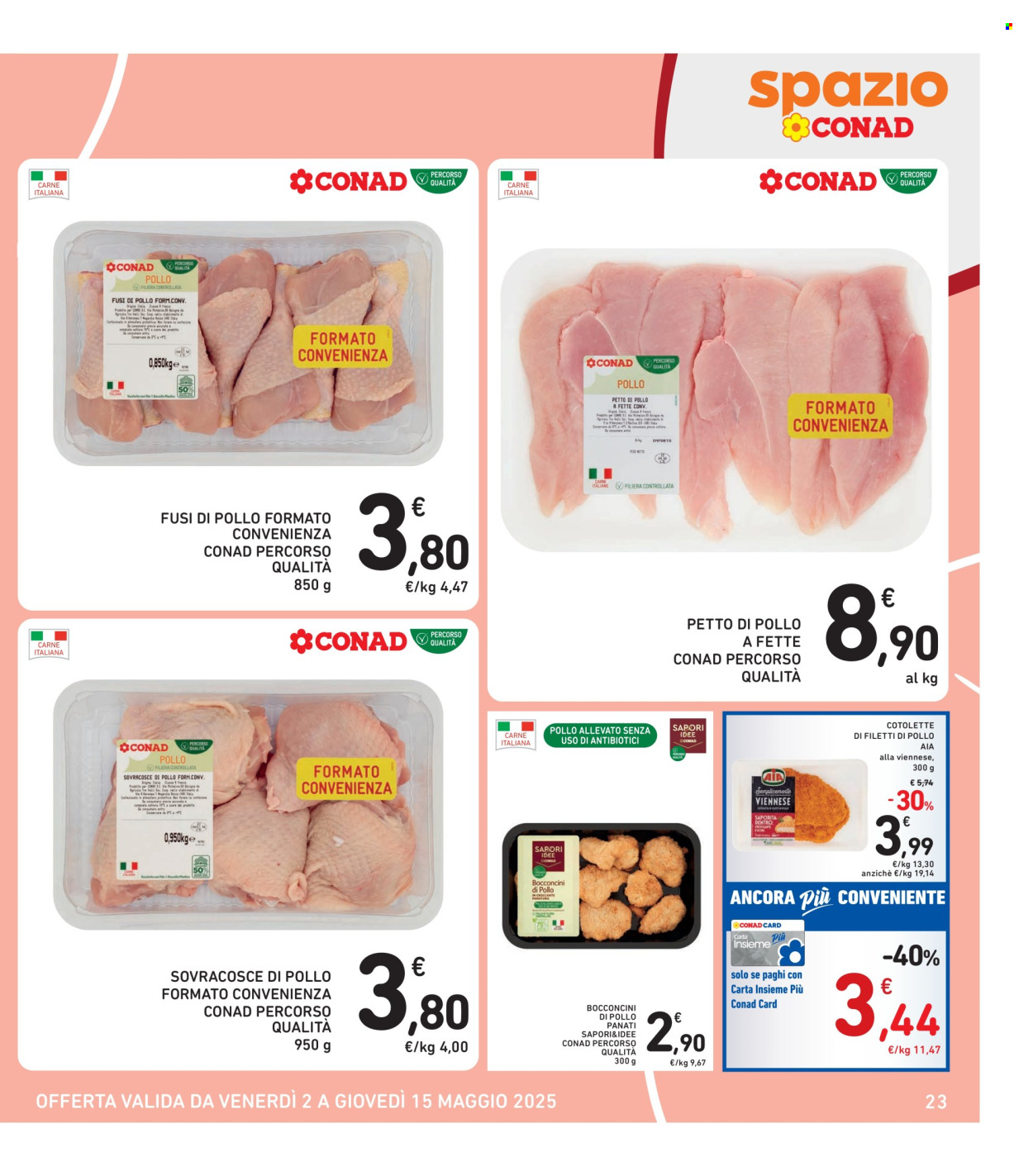 Volantino Spazio Conad - 2/5/2025 - 15/5/2025. Pagina 1