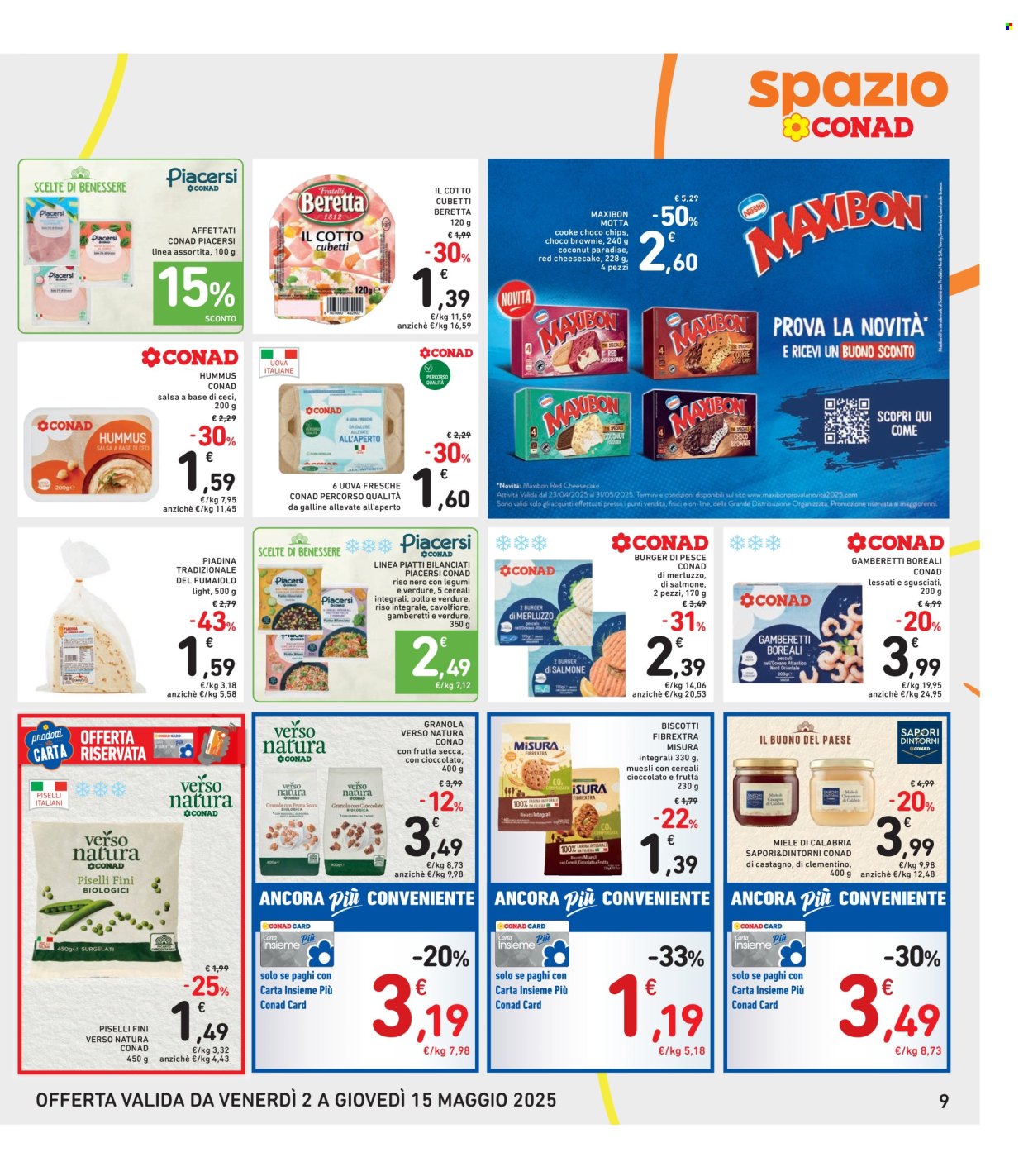 Volantino Spazio Conad - 2/5/2025 - 15/5/2025. Pagina 1