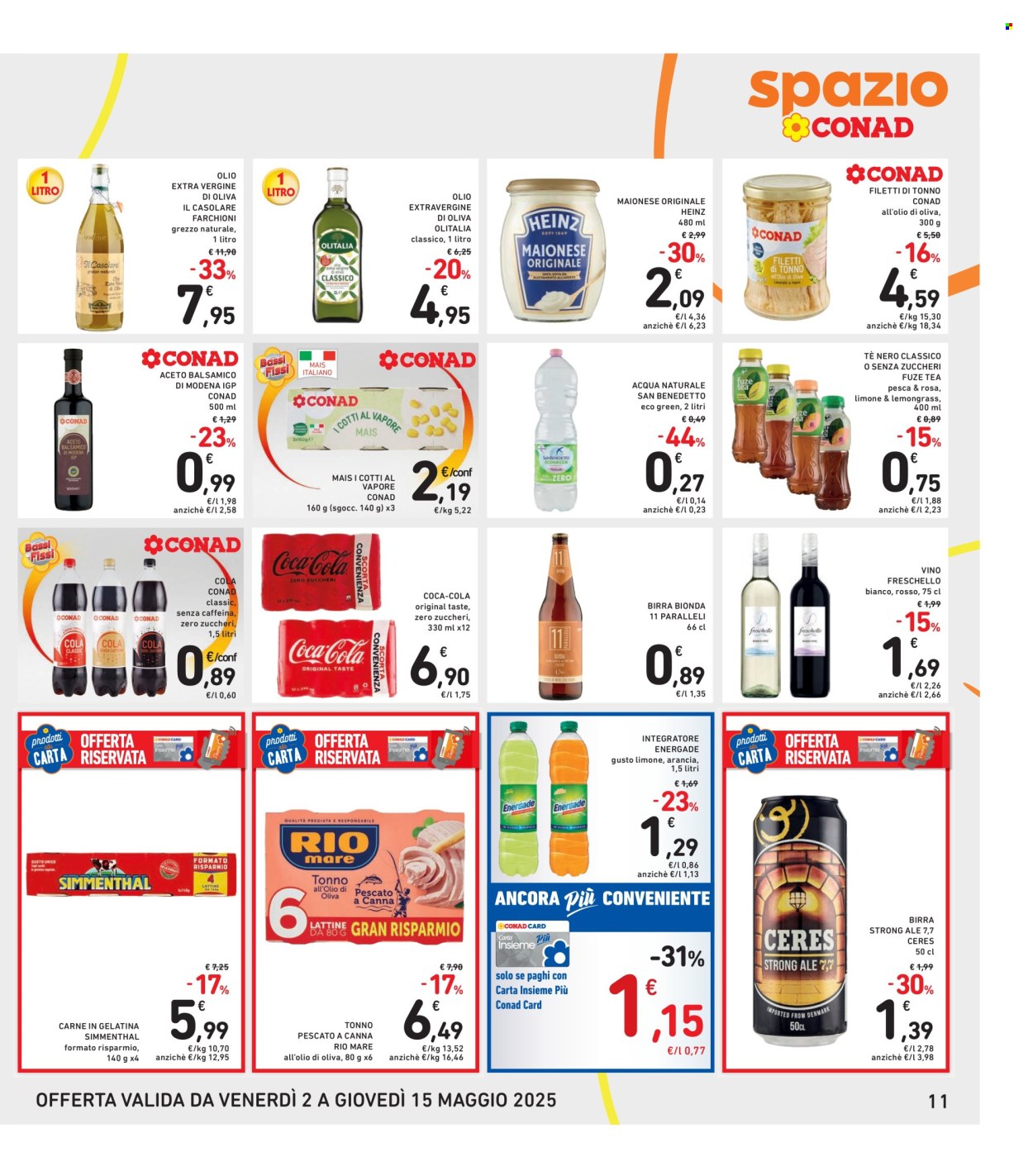 Volantino Spazio Conad - 2/5/2025 - 15/5/2025. Pagina 1