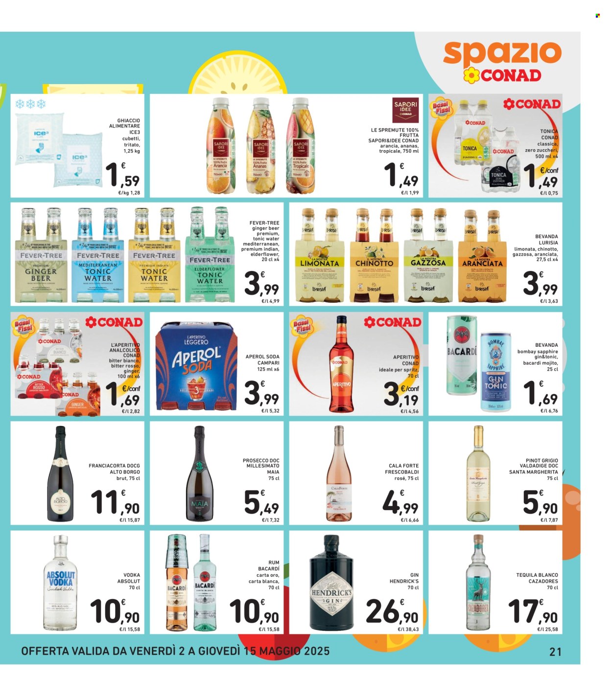 Volantino Spazio Conad - 2/5/2025 - 15/5/2025. Pagina 1