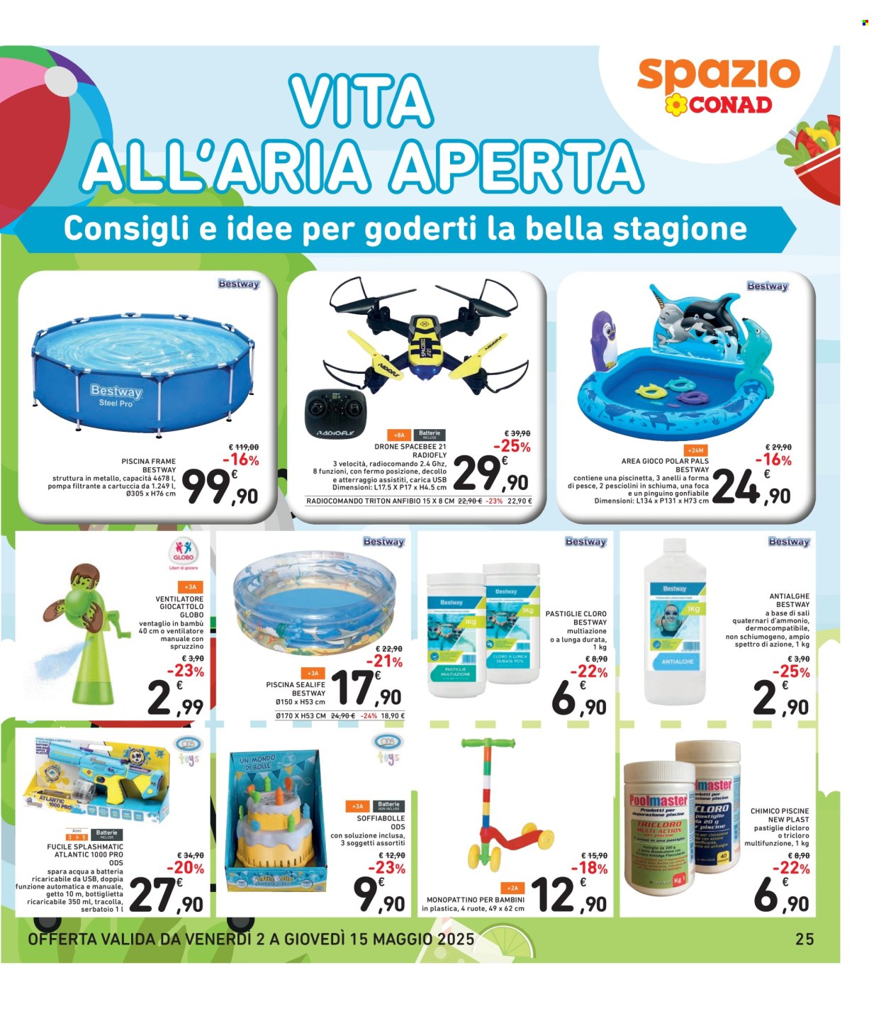 Volantino Spazio Conad - 2/5/2025 - 15/5/2025. Pagina 1