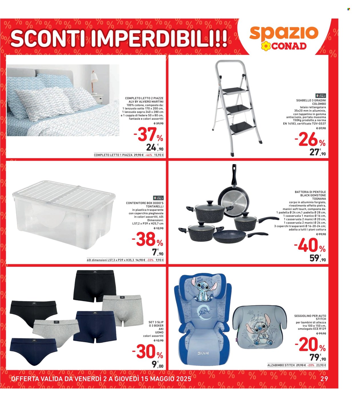 Volantino Spazio Conad - 2/5/2025 - 15/5/2025. Pagina 1