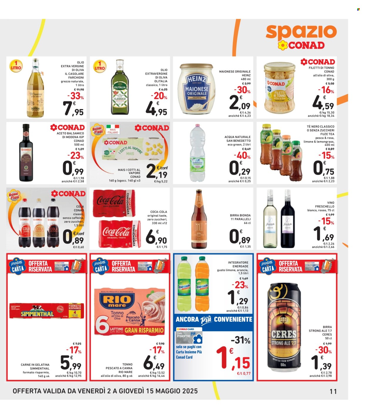 Volantino Spazio Conad - 2/5/2025 - 15/5/2025. Pagina 1