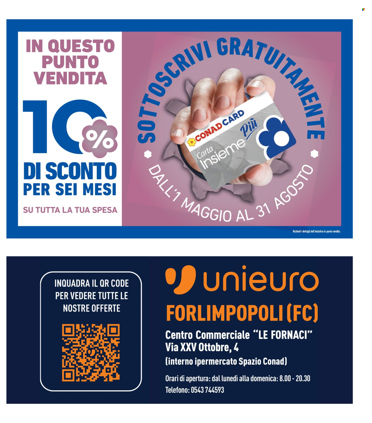 Volantino Spazio Conad - 2/5/2025 - 15/5/2025. Pagina 1