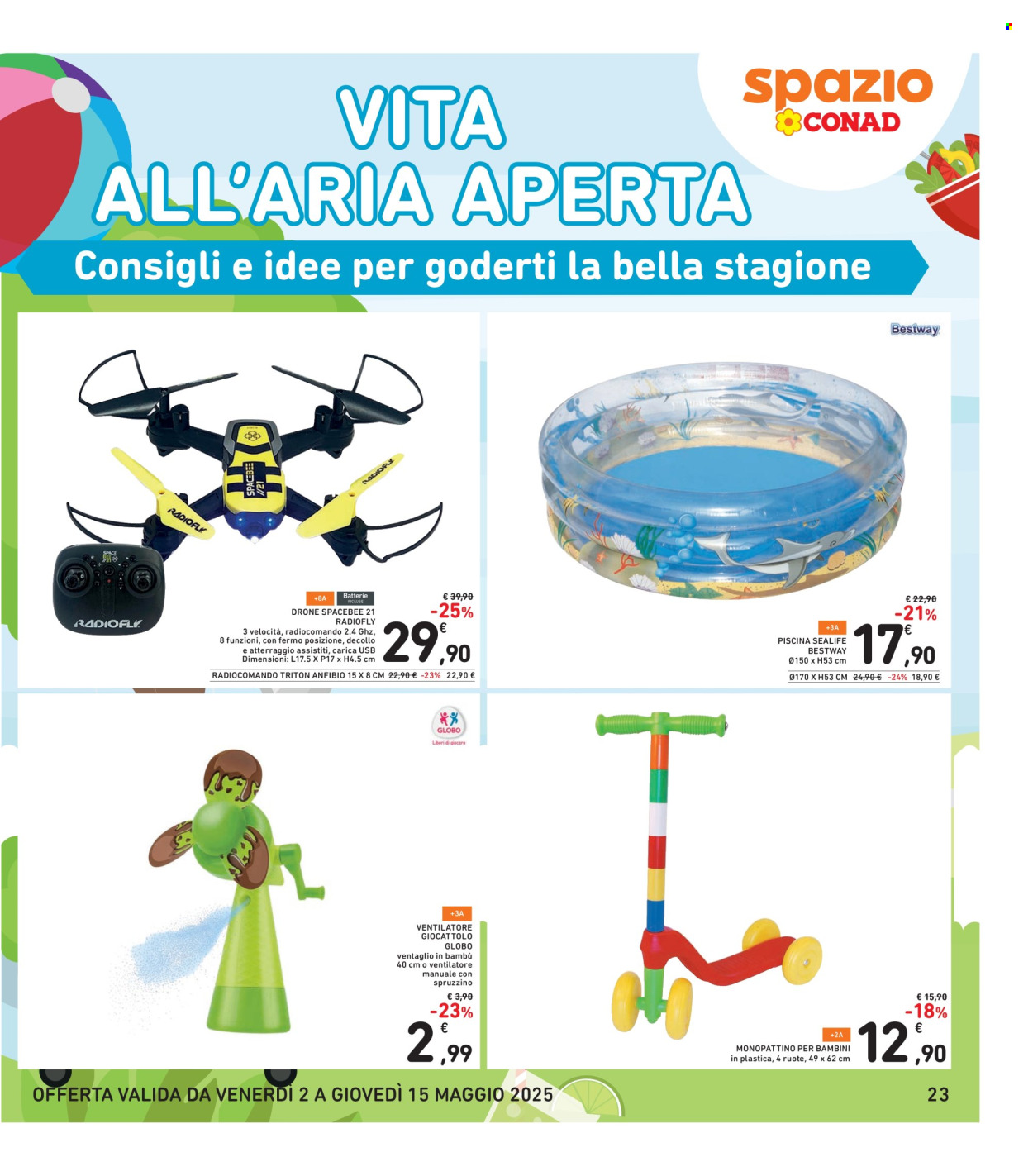 Volantino Spazio Conad - 2/5/2025 - 15/5/2025. Pagina 1