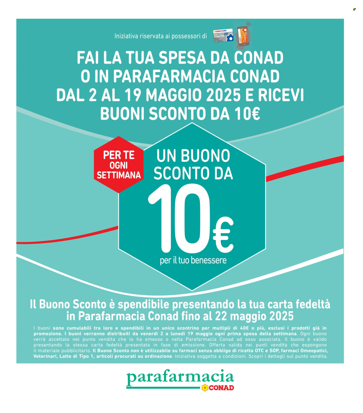 Volantino Spazio Conad - 2/5/2025 - 15/5/2025. Pagina 1