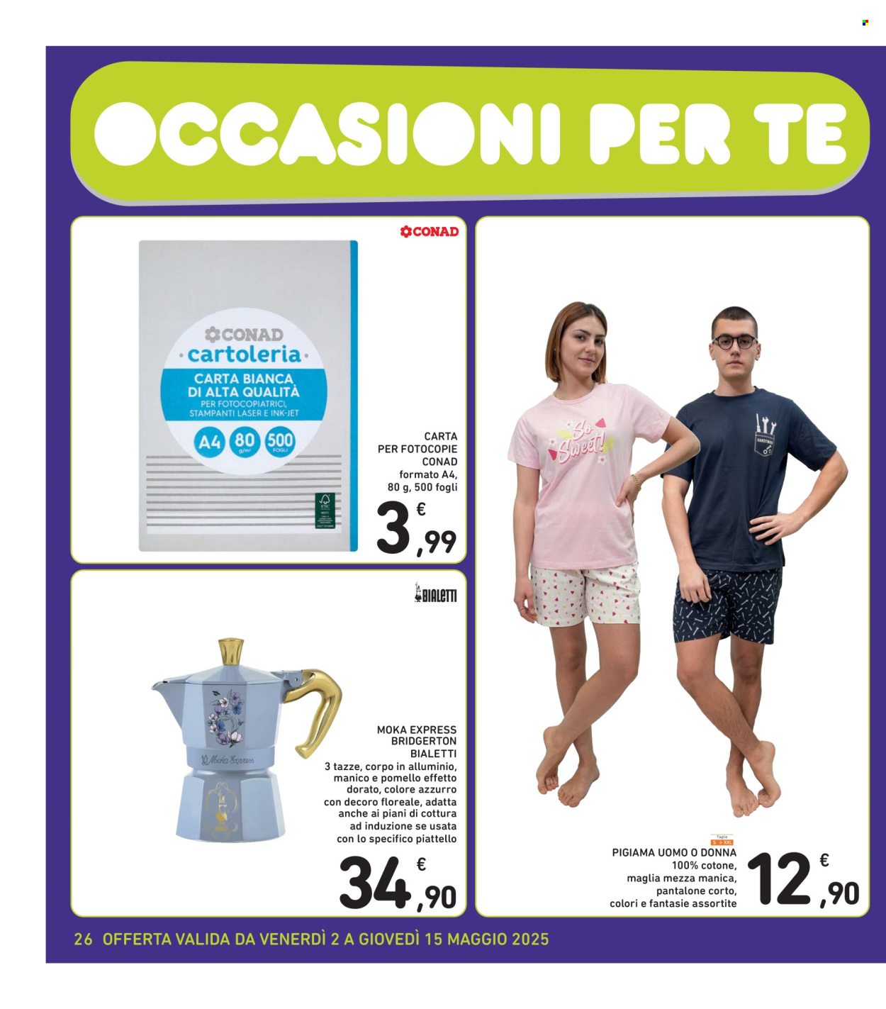 Volantino Spazio Conad - 2/5/2025 - 15/5/2025. Pagina 1
