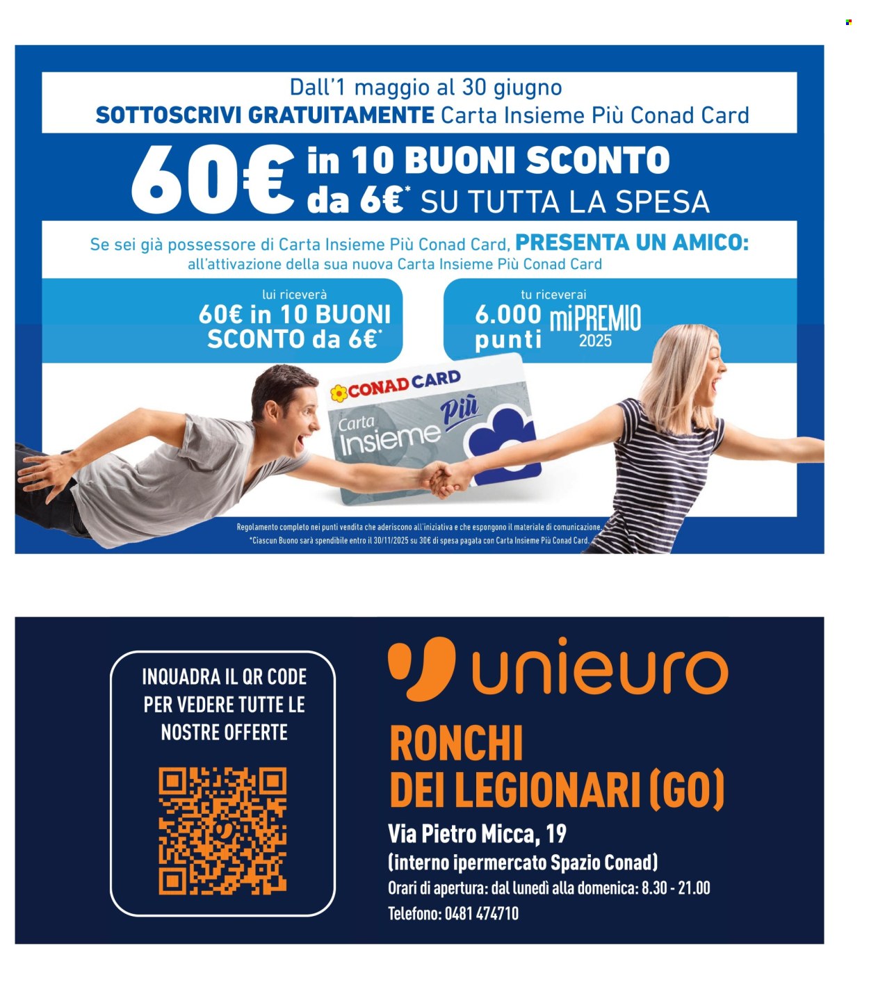 Volantino Spazio Conad - 2/5/2025 - 15/5/2025. Pagina 1
