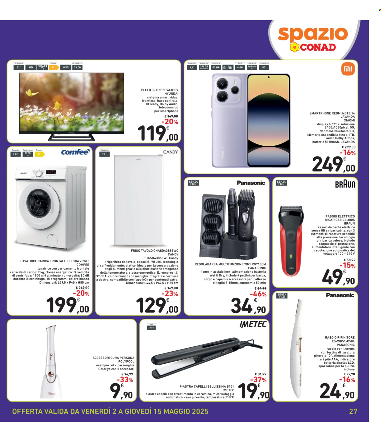 Volantino Spazio Conad - 2/5/2025 - 15/5/2025. Pagina 1