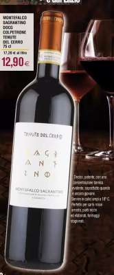 MONTEFALCO SAGRANTINO DOCG COLPETRONE TENUTE DEL CERRO 75 cl