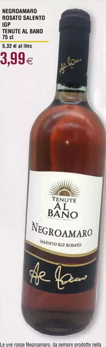NEGROAMARO ROSATO SALENTO IGP