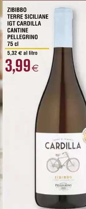 ZIBIBBO TERRE SICILIANE IGT CARDILLA CANTINE PELLEGRINO 75 cl
