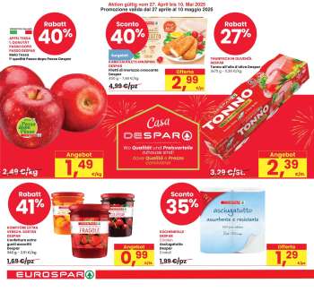 Volantino Eurospar - 27/4/2025 - 10/5/2025.