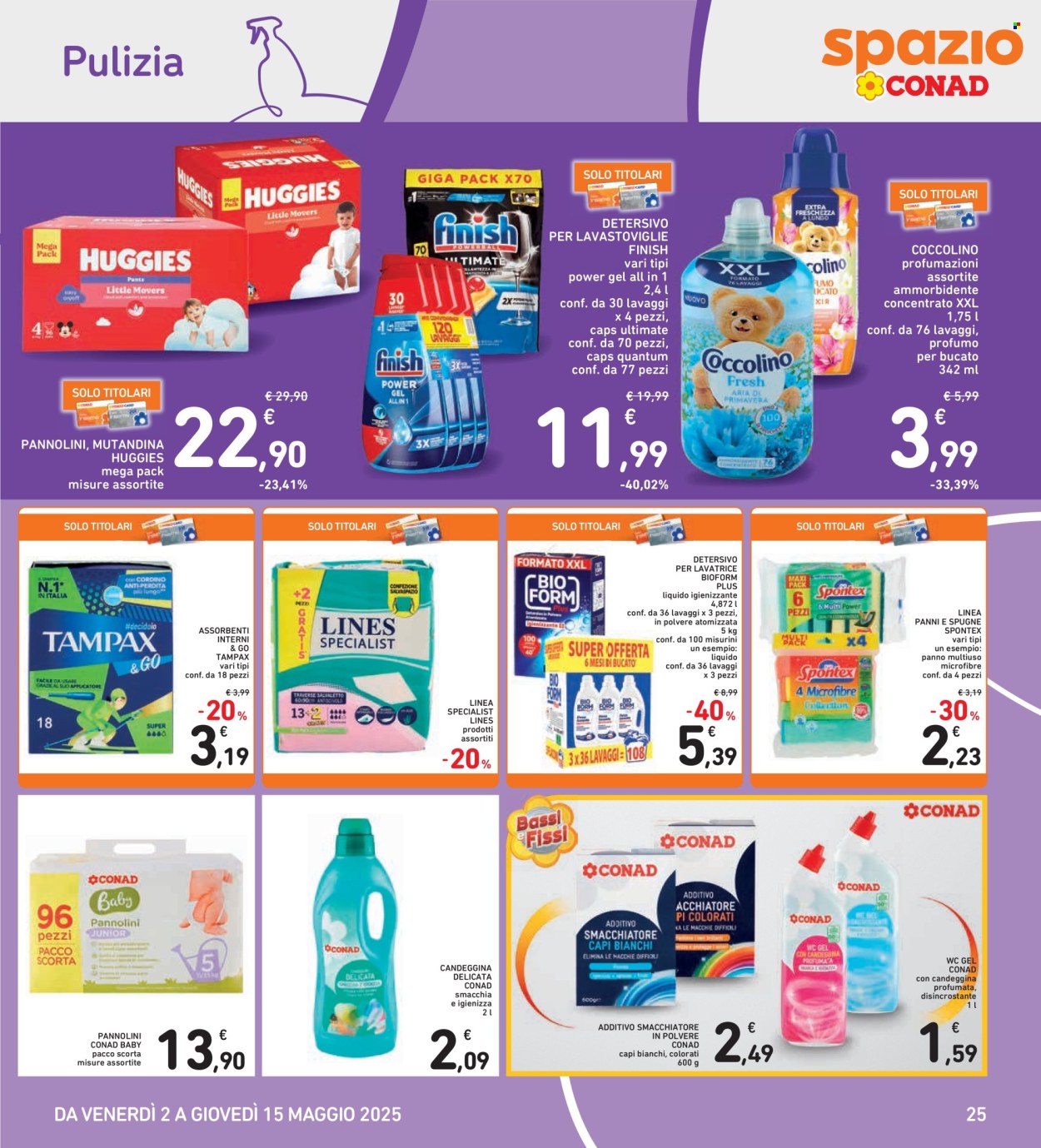 Volantino Spazio Conad - 2/5/2025 - 15/5/2025. Pagina 1