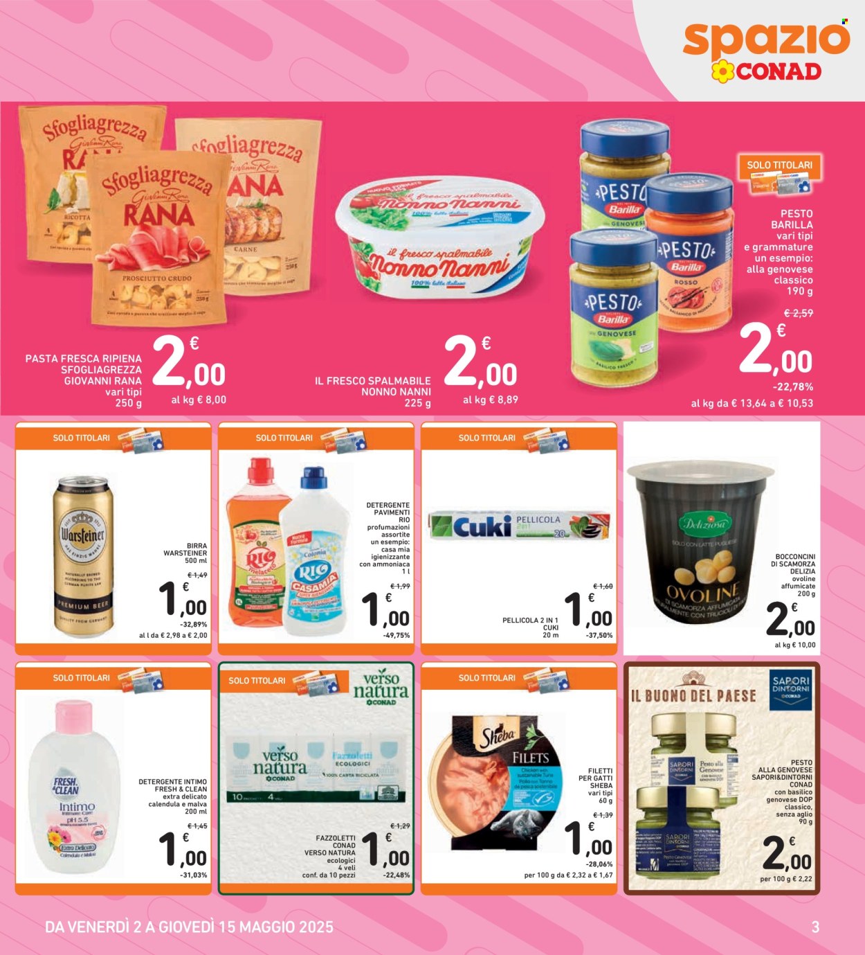 Volantino Spazio Conad - 2/5/2025 - 15/5/2025. Pagina 1