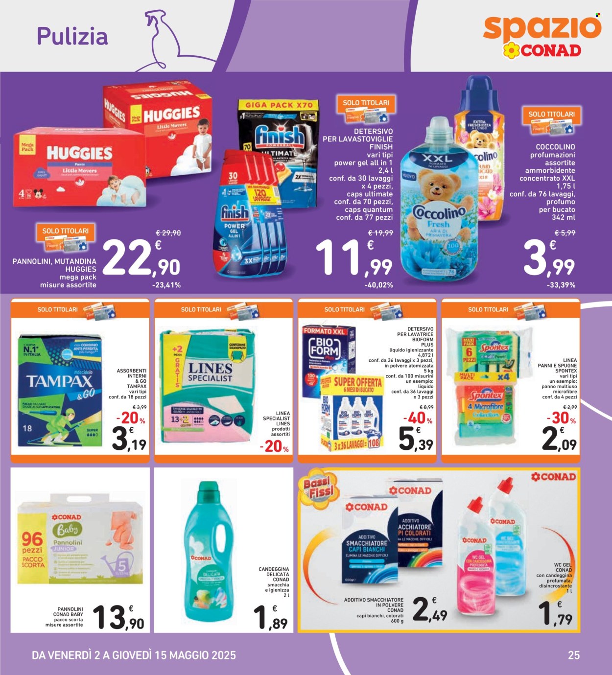 Volantino Spazio Conad - 2/5/2025 - 15/5/2025. Pagina 1