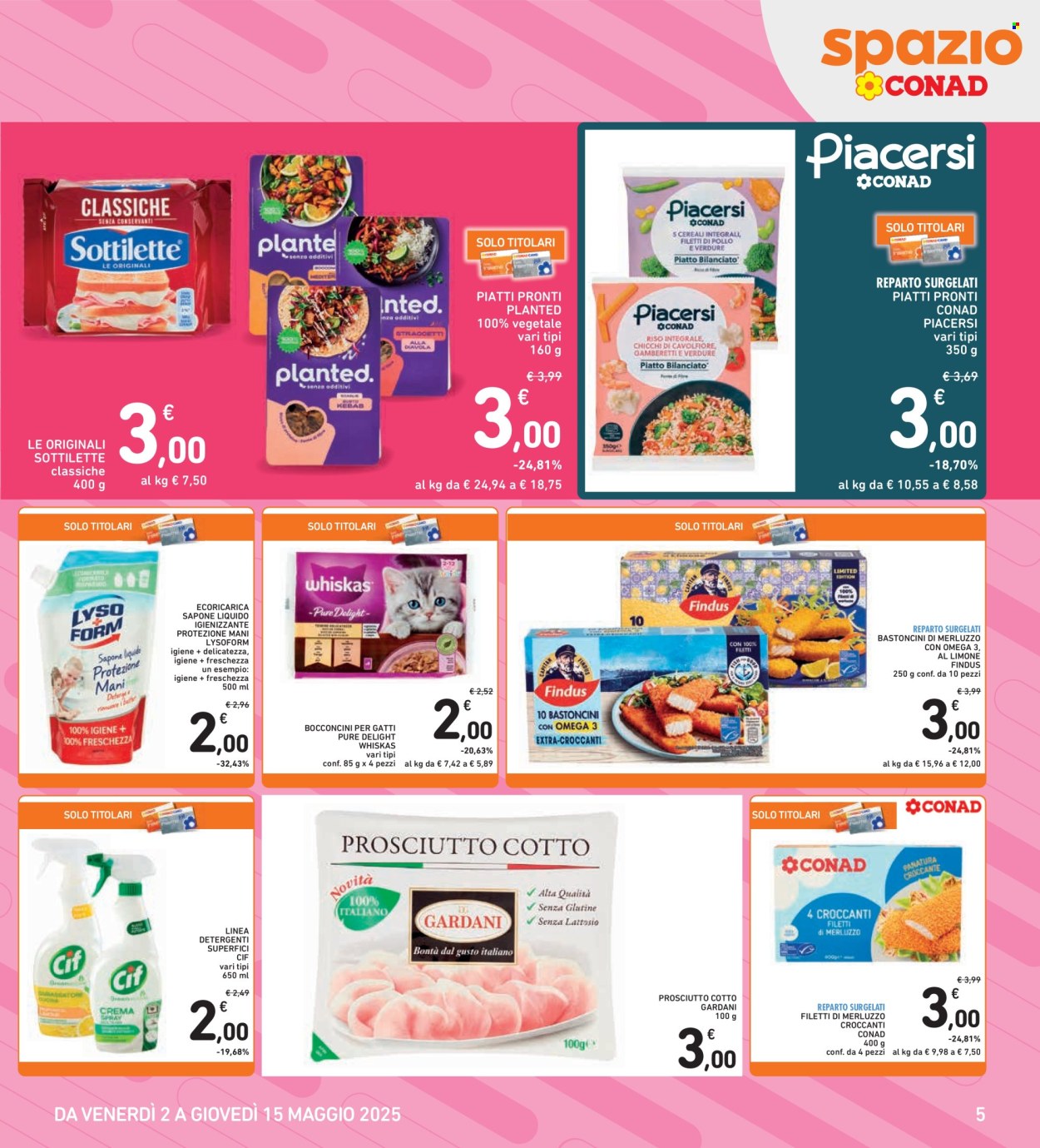Volantino Spazio Conad - 2/5/2025 - 15/5/2025. Pagina 1