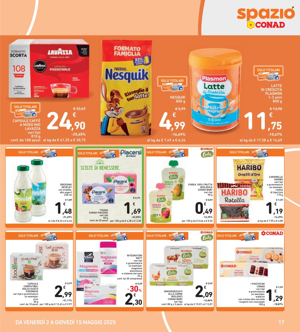 Volantino Spazio Conad - 2/5/2025 - 15/5/2025. Pagina 1