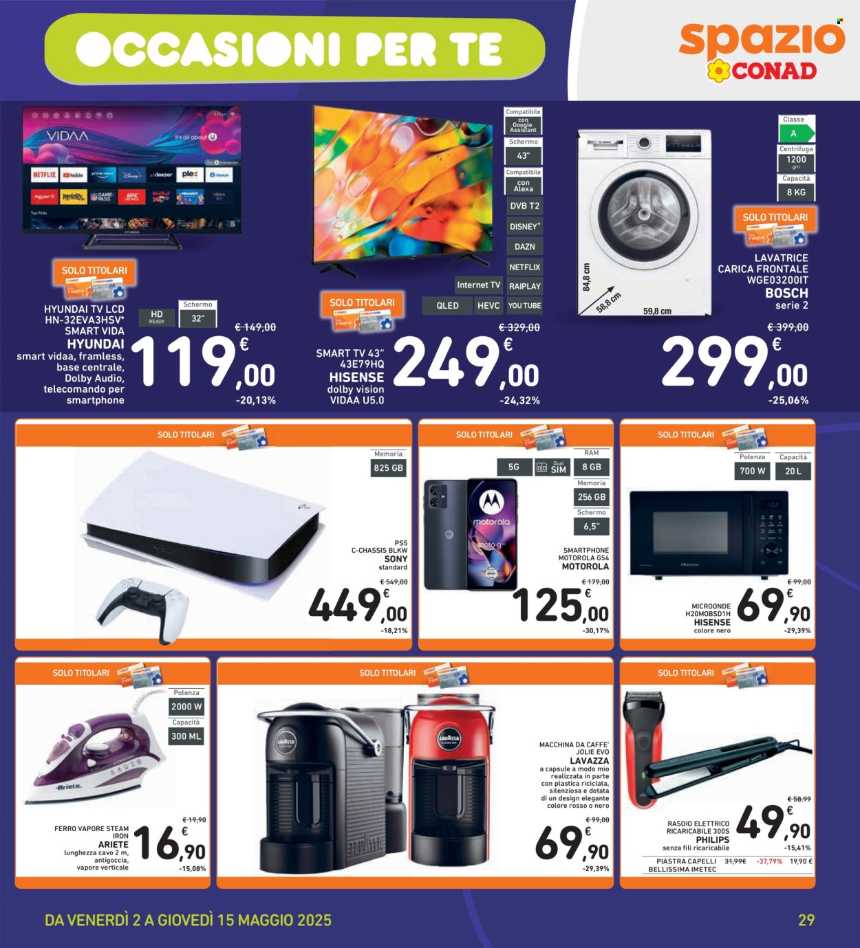 Volantino Spazio Conad - 2/5/2025 - 15/5/2025. Pagina 1