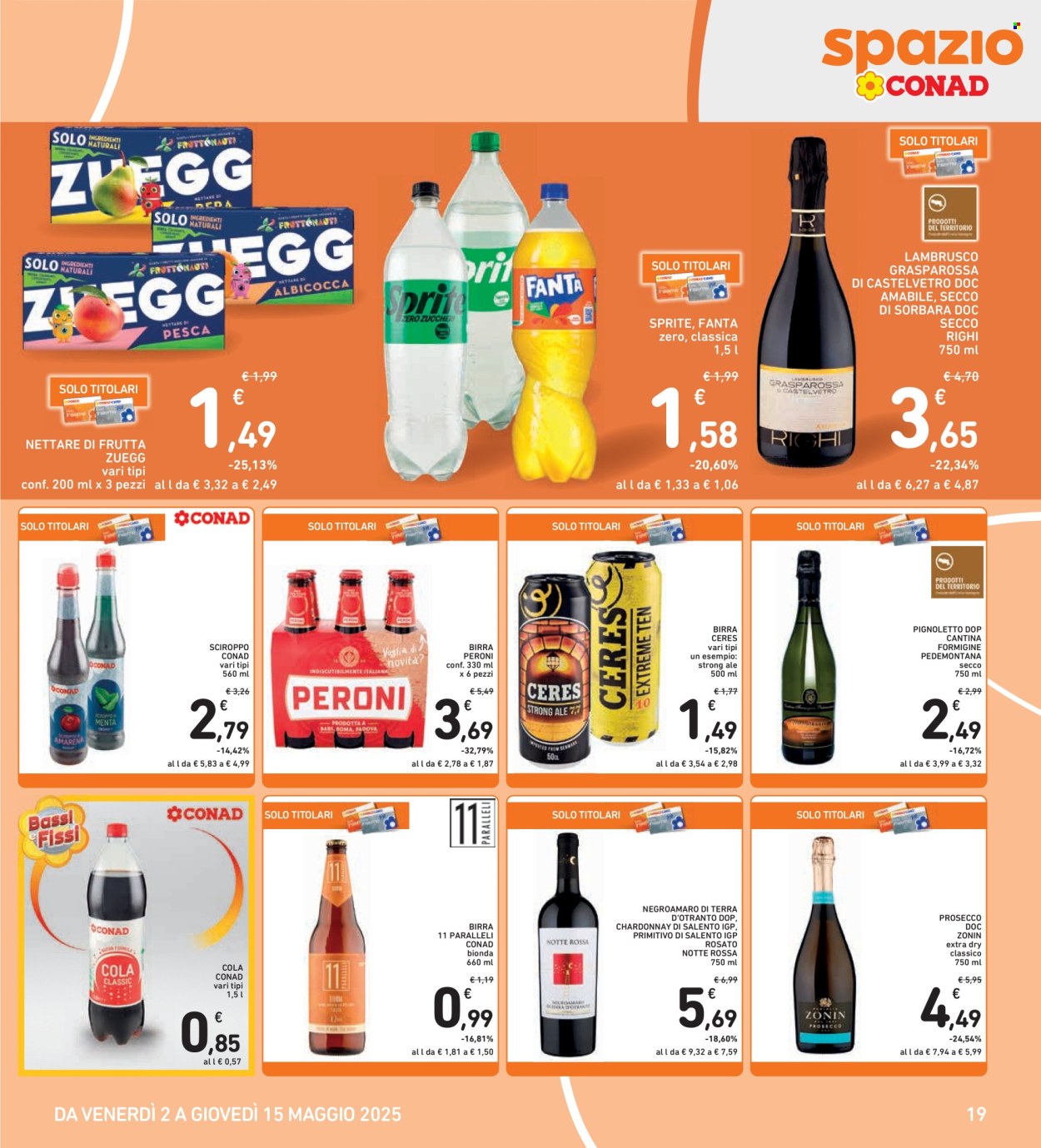 Volantino Spazio Conad - 2/5/2025 - 15/5/2025. Pagina 1