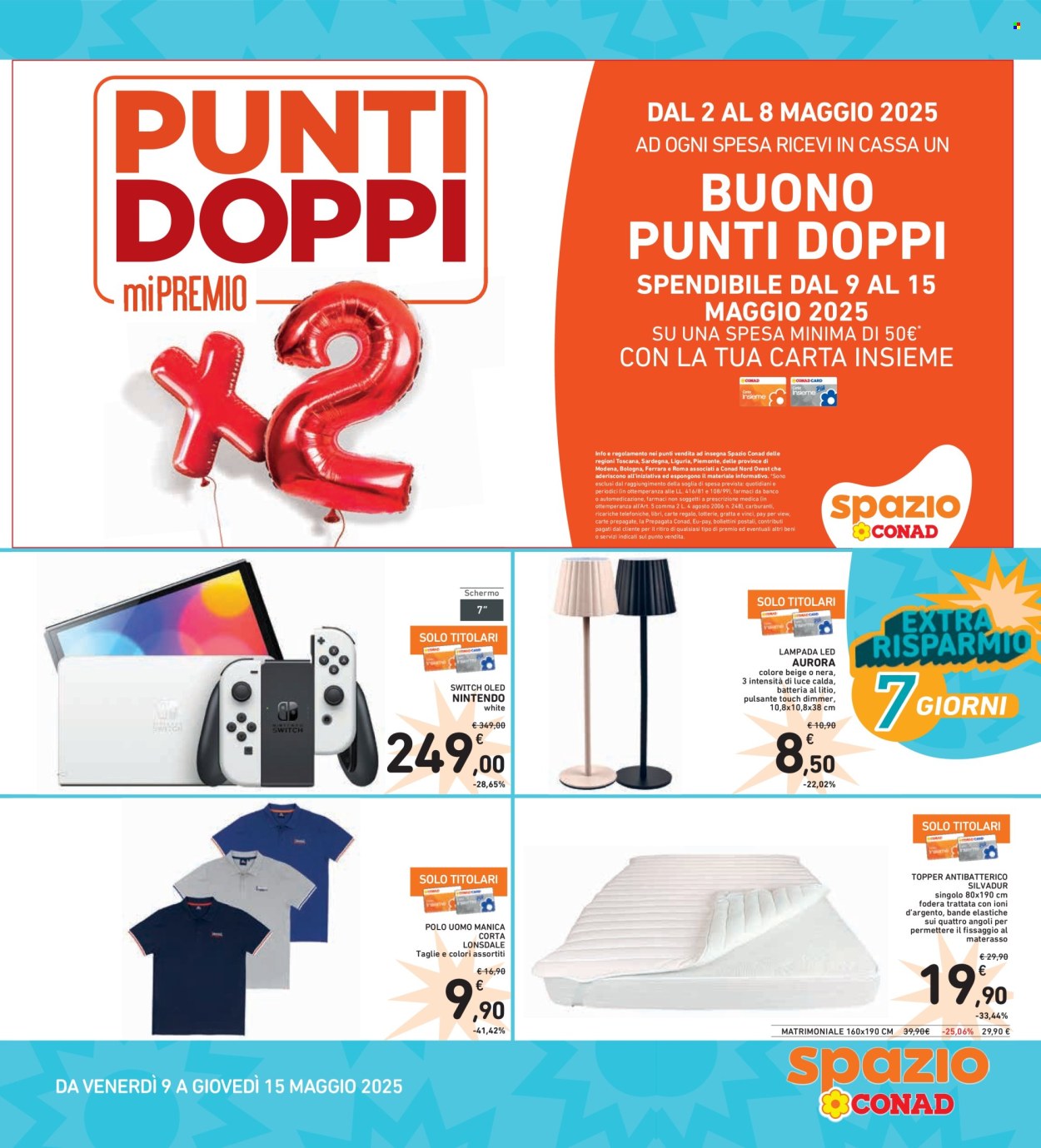 Volantino Spazio Conad - 2/5/2025 - 15/5/2025. Pagina 1