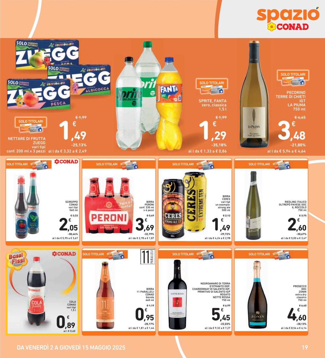 Volantino Spazio Conad - 2/5/2025 - 15/5/2025. Pagina 1