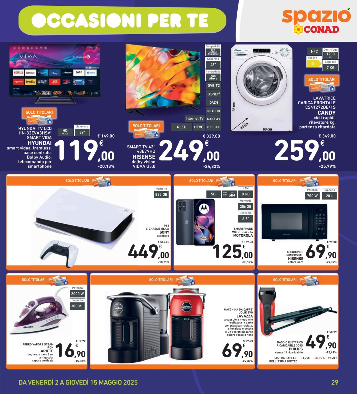 Volantino Spazio Conad - 2/5/2025 - 15/5/2025. Pagina 1