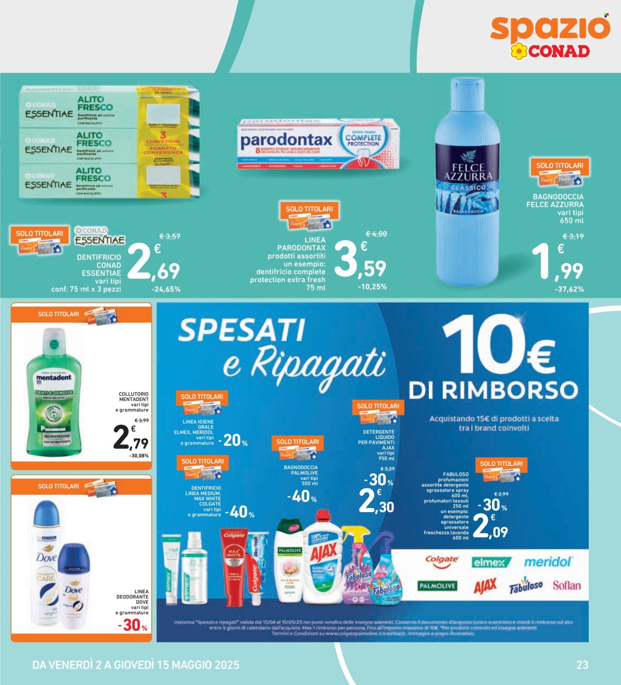 Volantino Spazio Conad - 2/5/2025 - 15/5/2025. Pagina 1