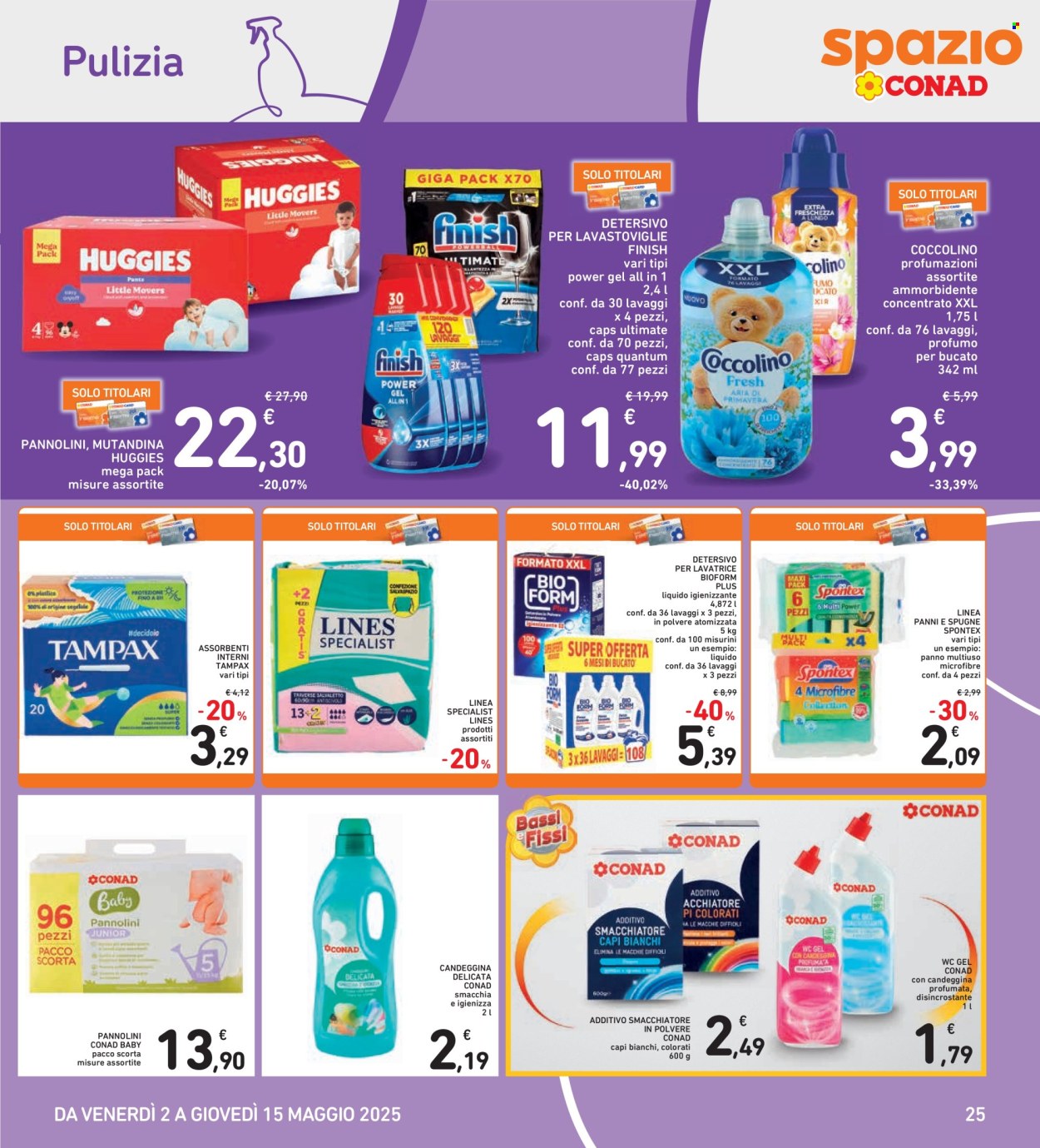 Volantino Spazio Conad - 2/5/2025 - 15/5/2025. Pagina 1
