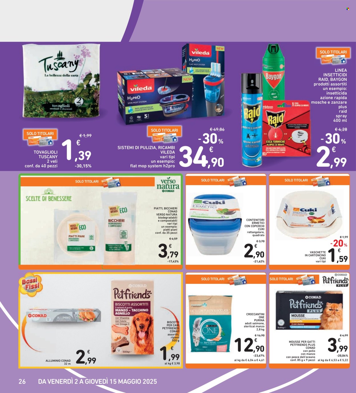 Volantino Spazio Conad - 2/5/2025 - 15/5/2025. Pagina 1