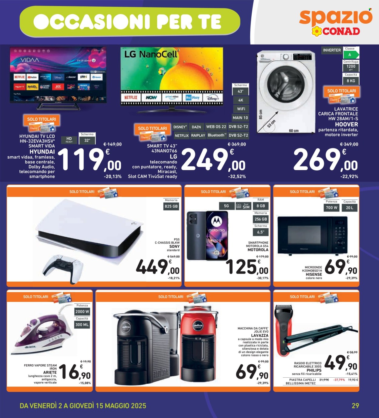 Volantino Spazio Conad - 2/5/2025 - 15/5/2025. Pagina 1