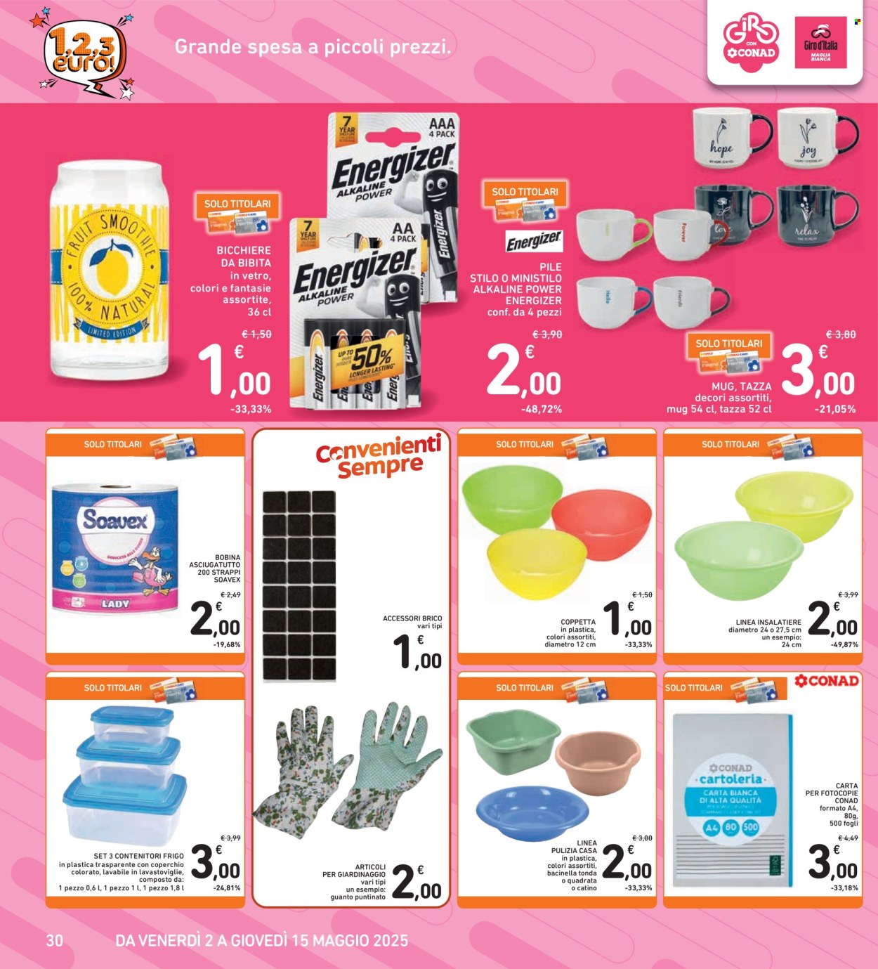 Volantino Spazio Conad - 2/5/2025 - 15/5/2025. Pagina 1